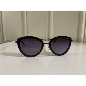 Lucky Brand Womens Cat 3 Luna Sunglasses Black 53-20-141 Smoke Gradient